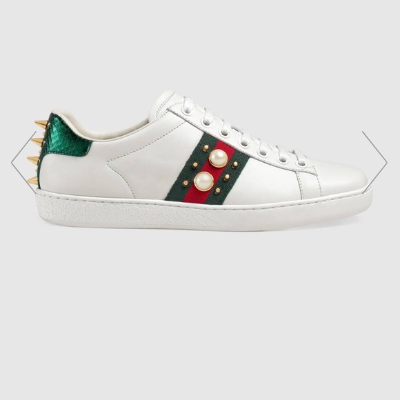 Gucci Shoes - Gucci Women’s Ace Studded Leather Sneaker L36G